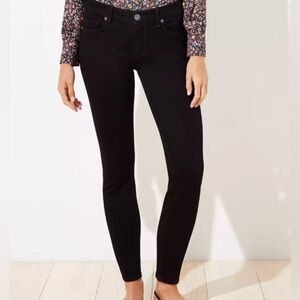 Ann Taylor LOFT Black Curvy Skinny Jeans, Size 14/32 - Like New